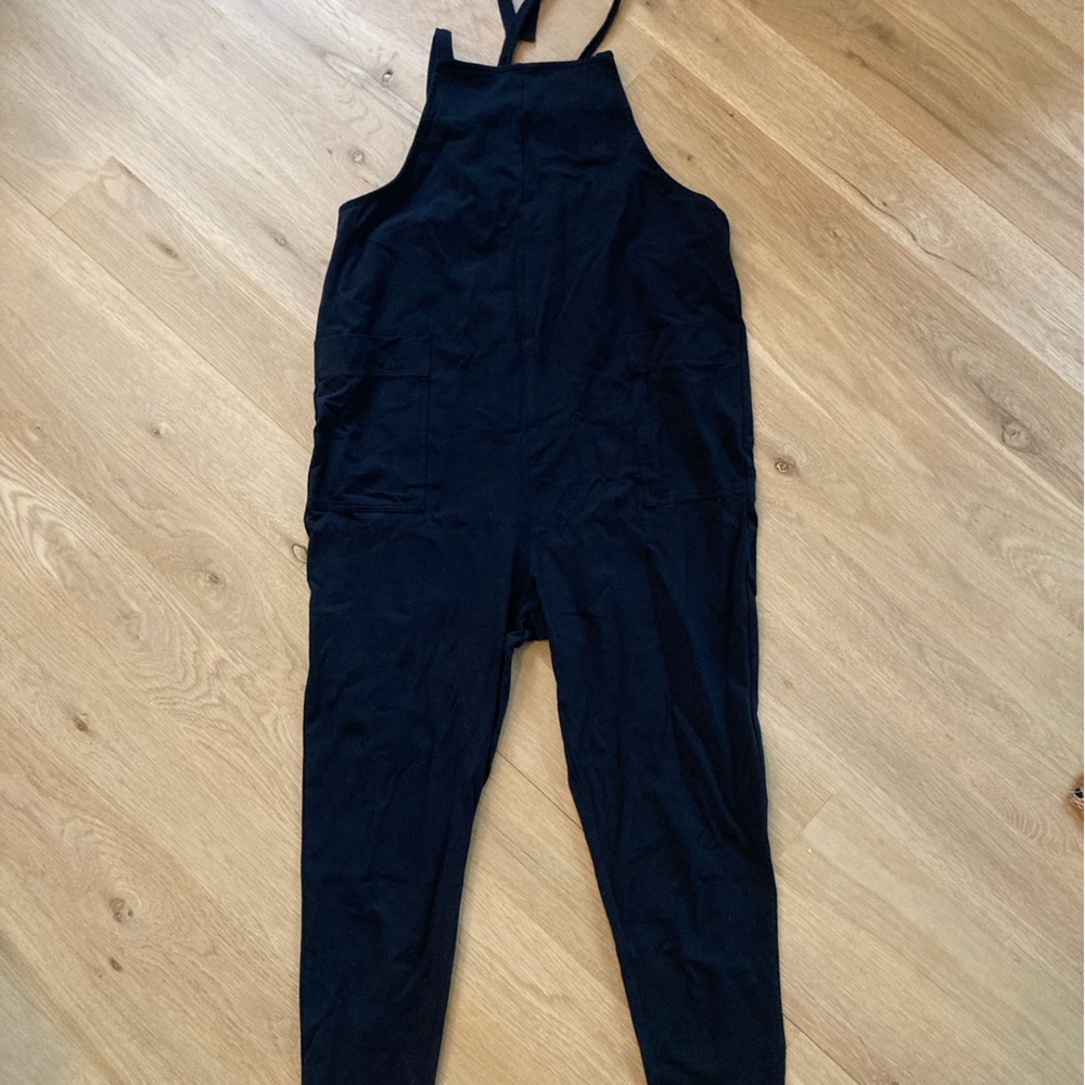 Quince Maternity overalls jumpsuit - Black XS